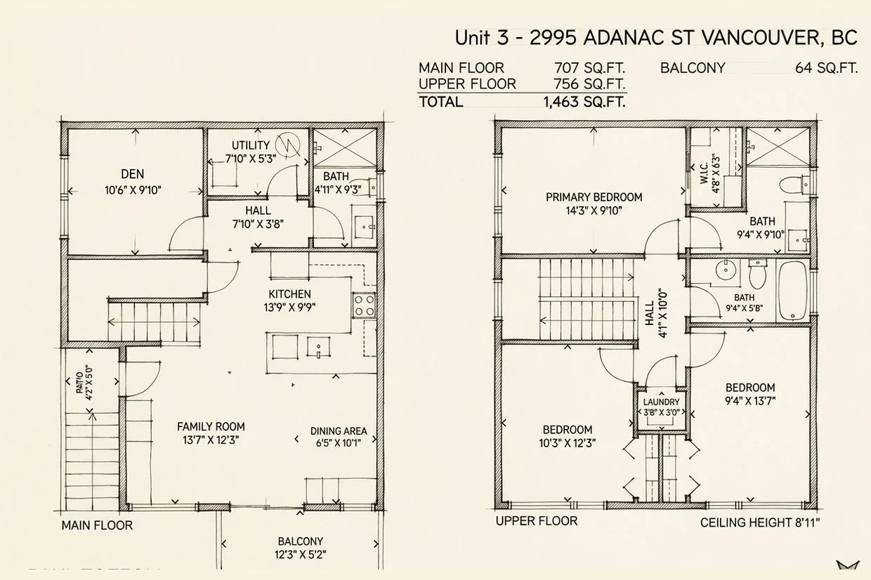 Unit 3 floor plan
