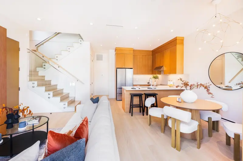 Unit 3 — townhouse living room